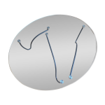 Je vends une table basse ligne roset