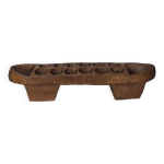 Jeu awal burkina faso en bois sculpt vintage xixme