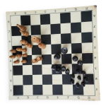 Jeu d �chec en bois complet