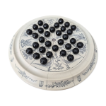 Jeu de solitaire en cramique