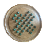 Jeu solitaire en malachite