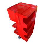 Joe colombo chariot bobby b - line trolley rouge