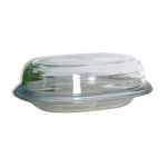 Joli beurrier ancien ou boite en verre, pyrex, vintage Joli beurrier ancien ou boite en verre, pyrex, vintage