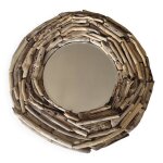 Trs joli miroir en bois flott.