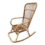 Joli rocking chair en rotin