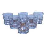 Très joli série de 6 verre a whisky epi fleury en cristal d'arques Très joli série de 6 verre a whisky epi fleury en cristal d'arques