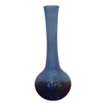 Trs joli soliflore en verre bull violet sign biot