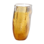 Joli vase en verre bullé, soufflé à la bouche Joli vase en verre bullé, soufflé à la bouche