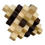 Jouet casse tte en bois vintage