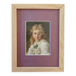 Jules cyrille cavé (1859 - 1946) - huile sur toile - portrait de jeune fille Jules cyrille cavé (1859 - 1946) - huile sur toile - portrait de jeune fille