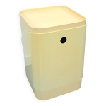 Kunststof design opbergmand wasmand kartell, anna castelli italie Kunststof design opbergmand wasmand kartell, anna castelli italie