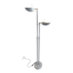 Lampadaire 2 feux mod�le jelken pour ikea - ann�es 80