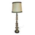 Lampadaire ancien en mtal argente