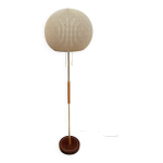 Lampadaire des années 1960 avec abat - jour en forme de globe Lampadaire des années 1960 avec abat - jour en forme de globe