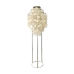 Lampadaire des ann�es 60 en pampilles de nacre