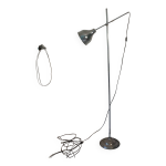 Lampadaire annes 70 en mtal