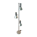 Lampadaire argent vintage, annes 1970