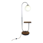 Lampadaire art dco bauhaus restaur par jindrich halabala, 1940s