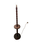 Lampadaire art dco bois tourn