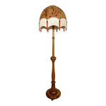 Important lampadaire art deco en chêne sculpté, france, vers 1920 Important lampadaire art deco en chêne sculpté, france, vers 1920