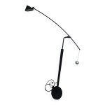 Lampadaire artemide nestore  contrepoids by carlo forcolini