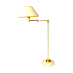 Lampadaire articulé liseuse design 1950 en métal et laiton Lampadaire articulé liseuse design 1950 en métal et laiton
