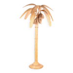 Lampadaire bananier en rotin