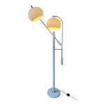 Lampadaire blanc dijkstra à bras pivotant en forme de champignon de l'ère spatiale Lampadaire blanc dijkstra à bras pivotant en forme de champignon de l'ère spatiale