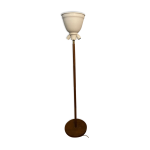 Lampadaire bois et laiton annes 60