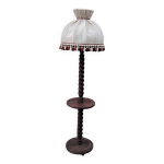 Lampadaire en bois tourn� dlg de charles dudouyt