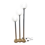 Lampadaire boule 3 pices re spatiale
