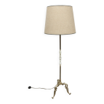Lampadaire bronze et marbre blanc 1960 Lampadaire bronze et marbre blanc 1960
