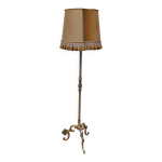Lampadaire bronze style louis xv vintage lampe sur pied