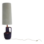 Lampadaire en c�ramique des ann�es 70