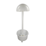 Lampadaire champignon avec jardinire, massive annes 70