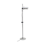 Lampadaire design en mtal blanc, italie annes 1980