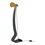 Lampadaire design vintage de sothis avec base en verre et abat - jour en verre blanc Lampadaire design vintage de sothis avec base en verre et abat - jour en verre blanc