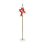 Lampadaire diabolo rouge