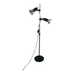 Lampadaire double spot vintage ann�es 70
