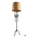 Lampadaire fer forg martel brutaliste 1940