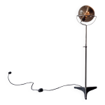 Lampadaire globe d - 2000 de frank ligtelijn pour raak amsterdam, années 1960 Lampadaire globe d - 2000 de frank ligtelijn pour raak amsterdam, années 1960