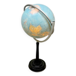 Lampadaire globe terrestre illumin vintage