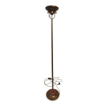 Lampadaire halogne vintage en bronze