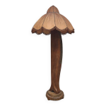 Lampadaire  hlice d'avion en bois art - dco du milieu du sicle