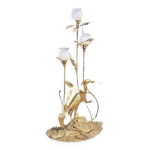 Lampadaire hron en laiton hollywood regency par citonne oggi 1970