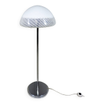 Lampadaire italien abat - jour en verre années 1960 Lampadaire italien abat - jour en verre années 1960