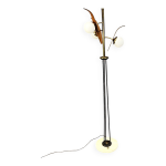 Lampadaire italien du milieu du siècle, attribué à stilnovo, années 1950 Lampadaire italien du milieu du siècle, attribué à stilnovo, années 1950