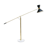 Lampadaire italien noir