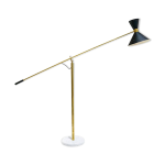 Lampadaire italien noir