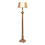 Lampadaire italien rococo en bois doré, années 1950 Lampadaire italien rococo en bois doré, années 1950